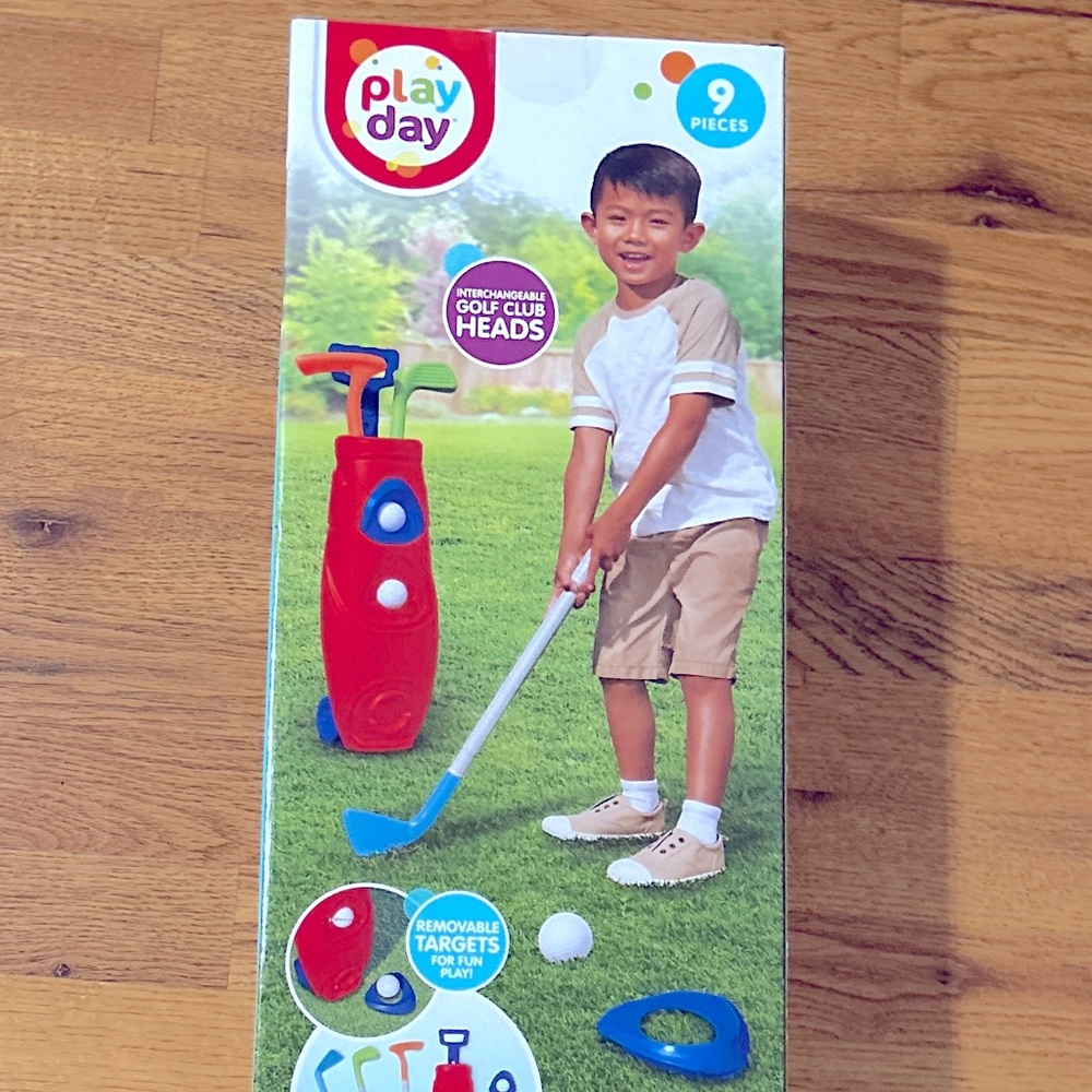 Play Day Jumbo Golf Caddy, Game for Young Children, Ages 3 and Up All age Enjoy